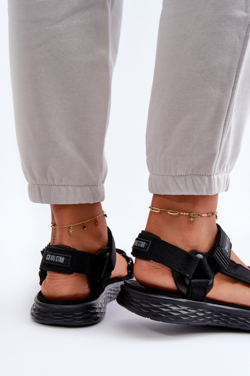 Damensandalen Big Star FF274A600 schwarz