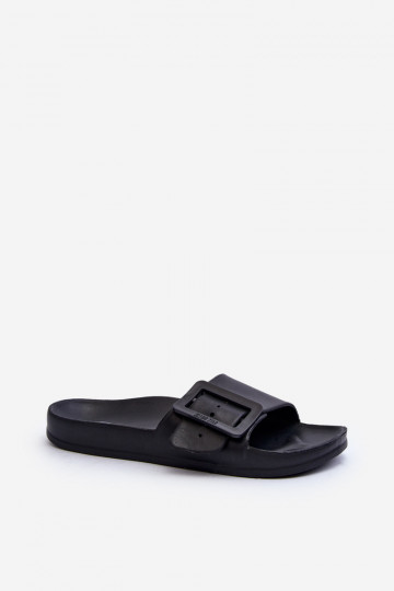 Chaussons pour femmes Big Star avec boucles couleur noir FF274A389 2