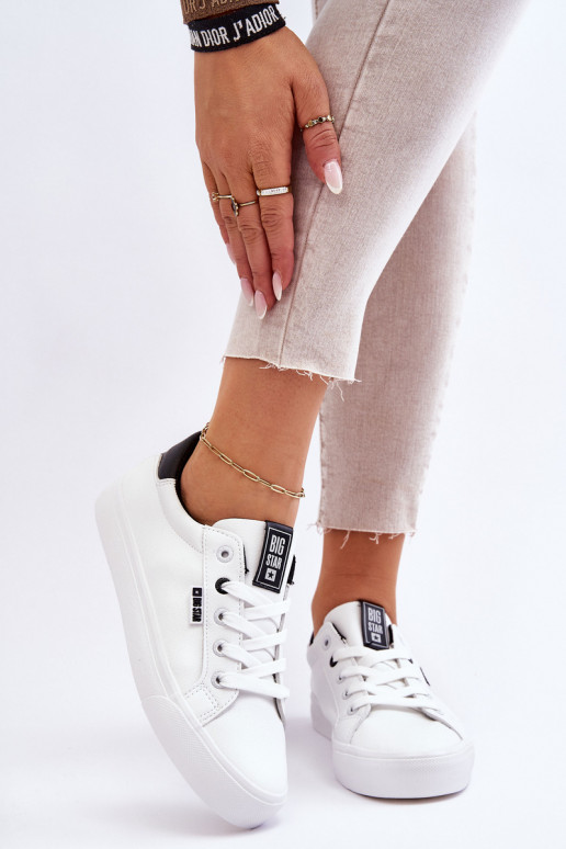 Baskets Big Star EE274312 couleurs blanc-noir Baskets Big Star EE274312 couleurs blanc-noir