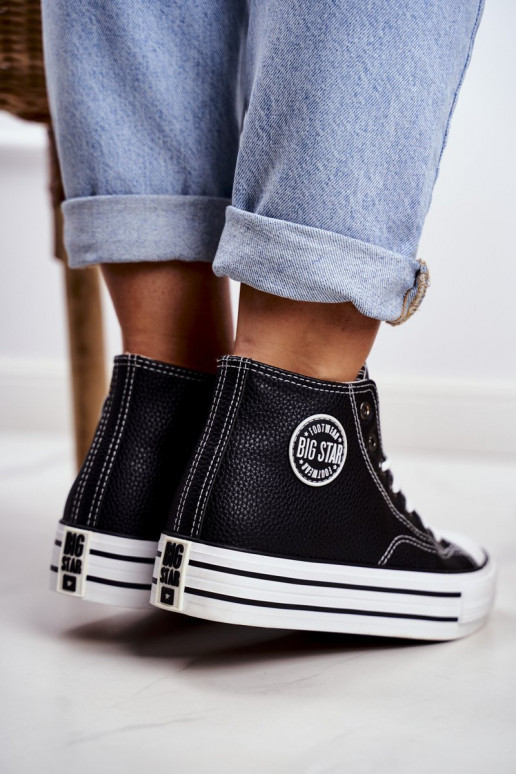 Freizeitschuhe Big Star schwarze Farbe GG274012