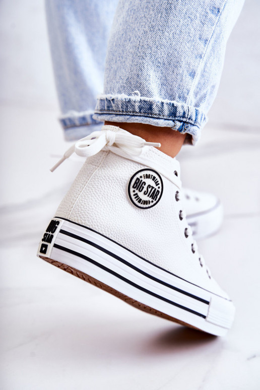 Freizeitschuhe Big Star weiße Farbe GG274013 Freizeitschuhe Big Star weiße Farbe GG274013