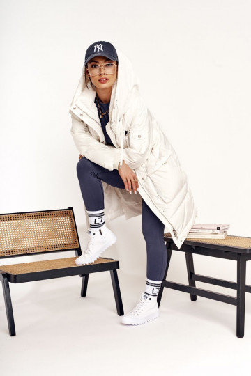 chaussures de loisirs à semelles à semelles larges BIG STAR FF274241 couleur blanche 2