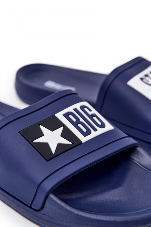 Pantoffels Big Star DD174701 donkerblauw Pantoffels Big Star DD174701 donkerblauw