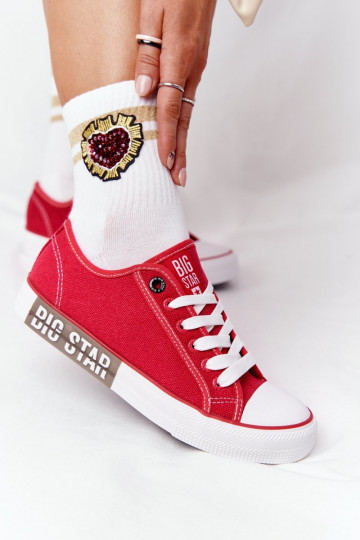 Damesschoenen BIG STAR HH274115 rood