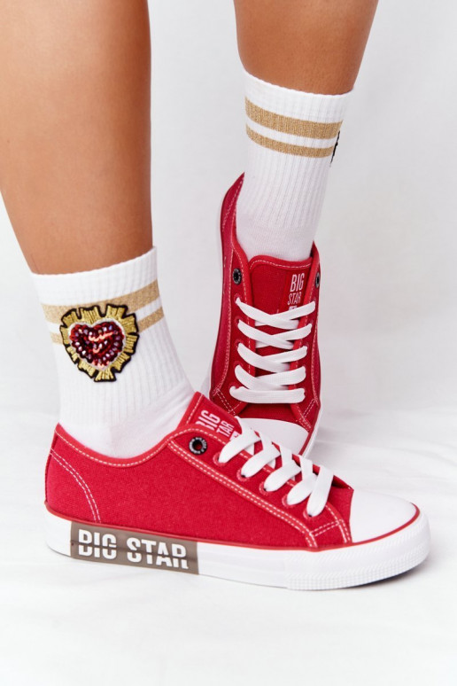 Damesschoenen BIG STAR HH274115 rood Damesschoenen BIG STAR HH274115 rood