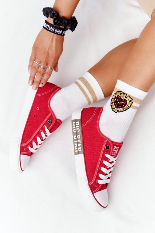 Damesschoenen BIG STAR HH274115 rood Damesschoenen BIG STAR HH274115 rood