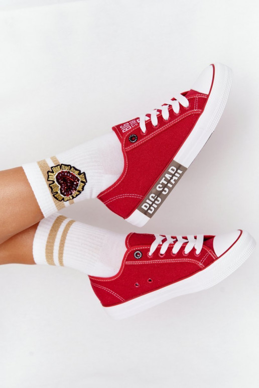 Damesschoenen BIG STAR HH274115 rood Damesschoenen BIG STAR HH274115 rood