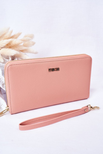 Grand portefeuille en cuir Big Star HH674002 rose