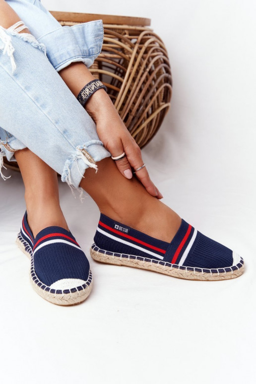 espadrilles Big Star HH274483 donkerblauw