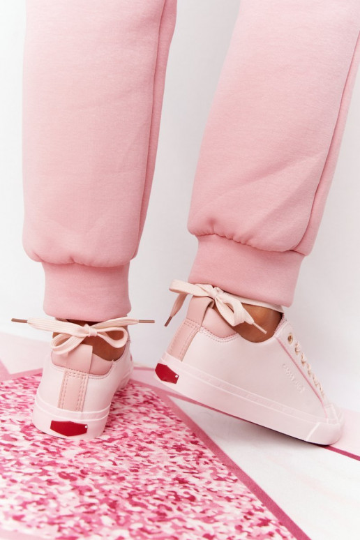 Naturleder-Sneaker CROSS JEANS HH2R4004C rosa Farbe