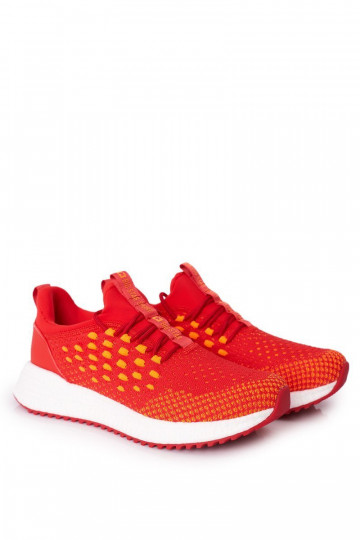 für Herren Sportschuhe Memory Foam Big Star FF174240 rote Farbe