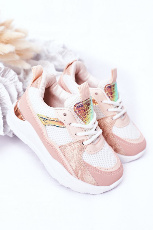 Kindersneakers Sneakers model schoenen roze kleur Game Time Kindersneakers Sneakers model schoenen roze kleur Game Time