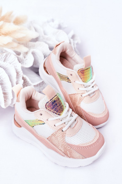 Kindersneakers Sneakers model schoenen roze kleur Game Time Kindersneakers Sneakers model schoenen roze kleur Game Time