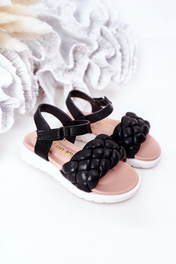 Sandalen für Kinder in der Farbe Schwarz Adella 2