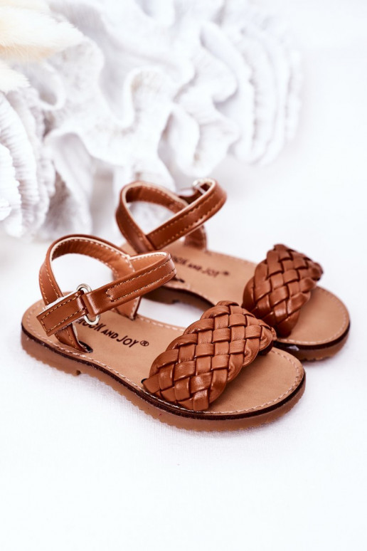 Sandalen für Kinder in der Farbe Braun Bailly