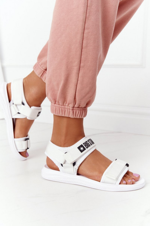 Sandales style sport Big Star HH274A026 couleur blanc Sandales style sport Big Star HH274A026 couleur blanc