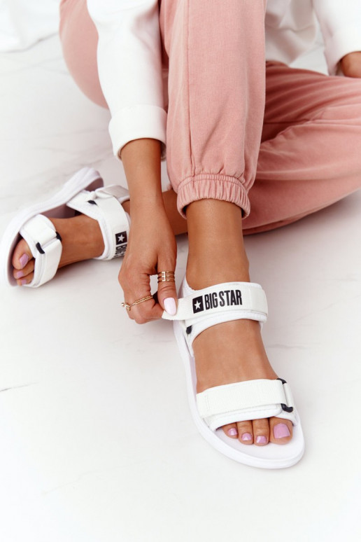 Sandales style sport Big Star HH274A026 couleur blanc Sandales style sport Big Star HH274A026 couleur blanc