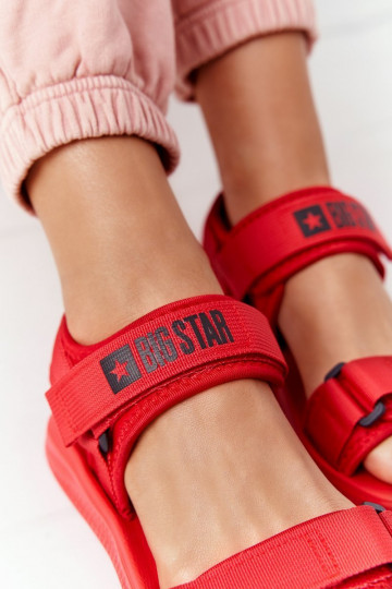 Sportieve sandalen Big Star HH274A027 rood 2
