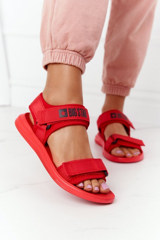 Sportieve sandalen Big Star HH274A027 rood