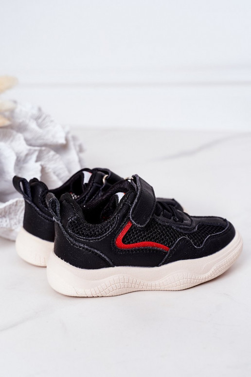 Chaussures de sport pour enfants, baskets modèle chaussures couleur noire Fun Chaussures de sport pour enfants, baskets modèle chaussures couleur noire Fun