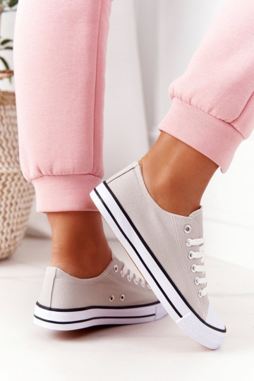 Chaussures décontractées de modèle classique de couleur grise 2