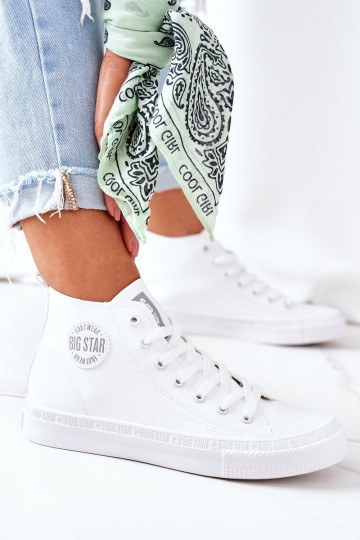 vrijetijdsschoenen met zool Big Star GG274016 witte kleur