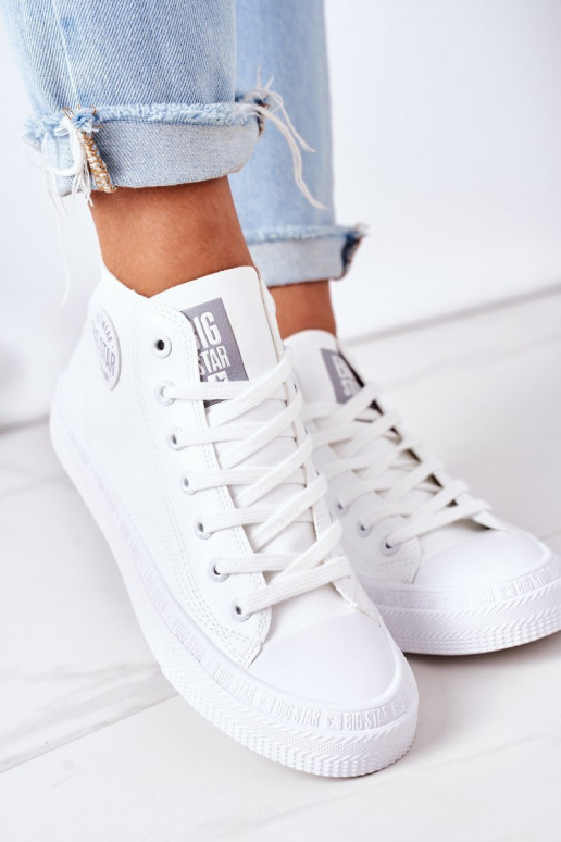 chaussures de loisirs avec semelle Big Star GG274016 couleur blanche