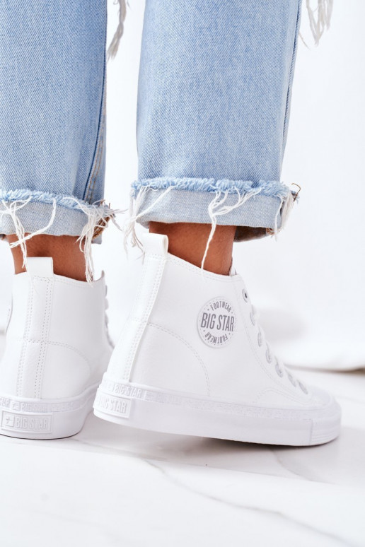 vrijetijdsschoenen met zool Big Star GG274016 witte kleur vrijetijdsschoenen met zool Big Star GG274016 witte kleur