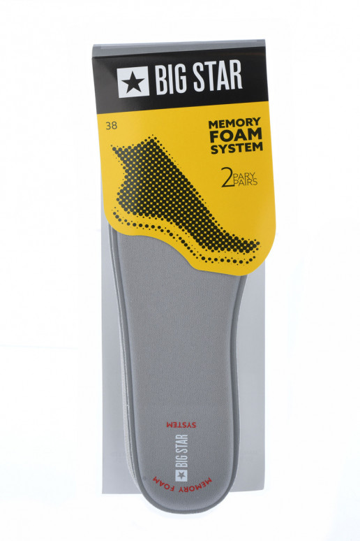 Semelles intérieures de chaussures BIG STAR Memory Foam System 2 paires