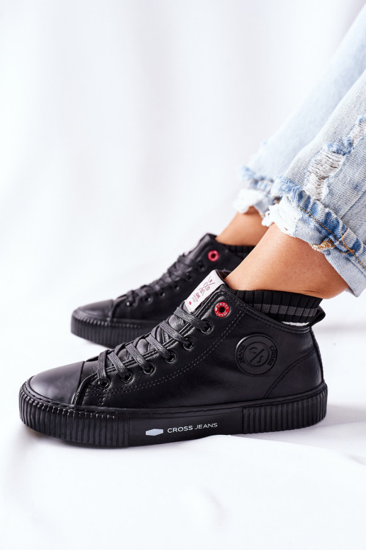 Freizeitschuhe Cross Jeans schwarze Farbe II2R4021 Freizeitschuhe Cross Jeans schwarze Farbe II2R4021