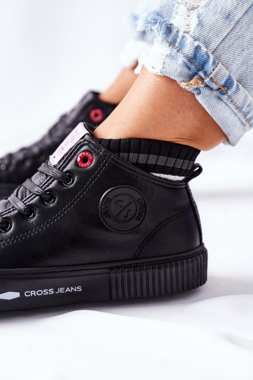 Freizeitschuhe Cross Jeans schwarze Farbe II2R4021 Freizeitschuhe Cross Jeans schwarze Farbe II2R4021