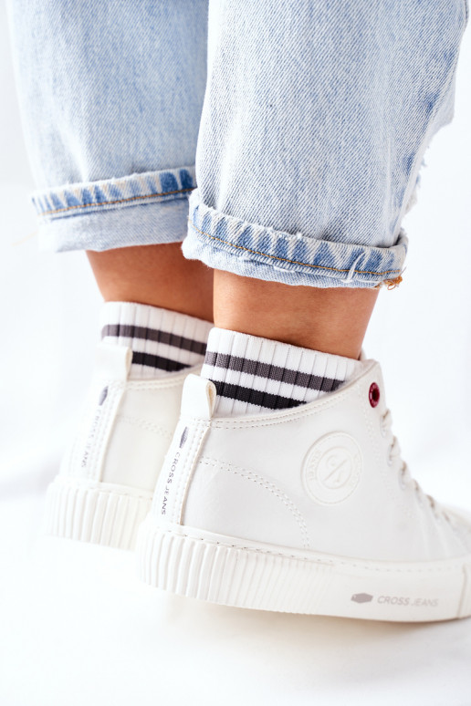 Chaussures de loisirs Cross Jeans couleur blanc II2R4022