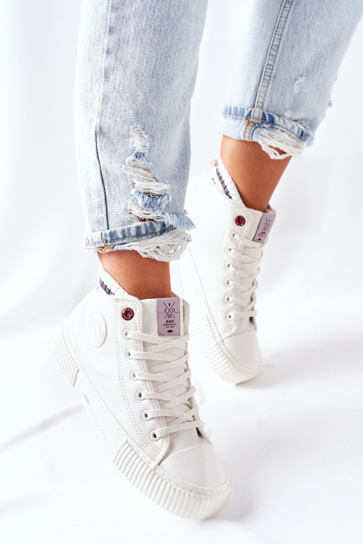 Vrijetijdsschoenen Cross Jeans witte kleur II2R4022