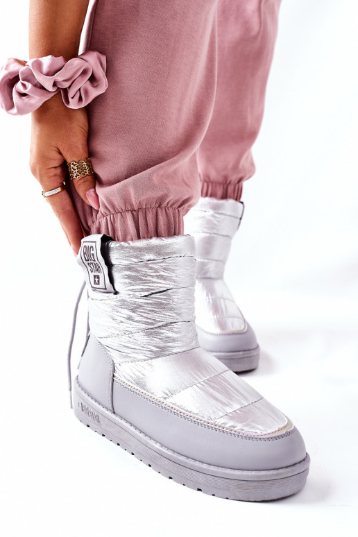 snowboots Big Star II274118 zilverkleur