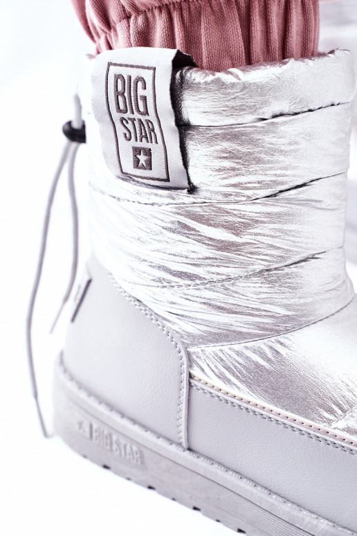 snowboots Big Star II274118 zilverkleur