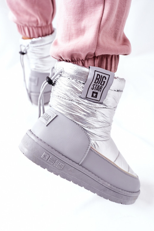 snowboots Big Star II274118 zilverkleur