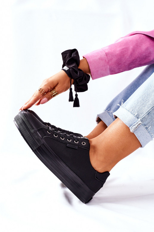 Chaussures femme avec plateforme BIG STAR II274345 le noir Chaussures femme avec plateforme BIG STAR II274345 le noir