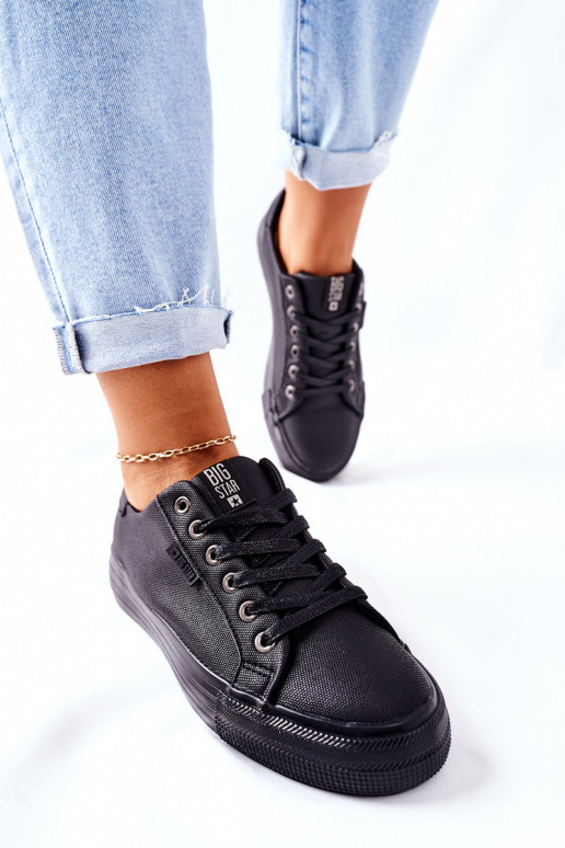 Chaussures femme avec plateforme BIG STAR II274345 le noir Chaussures femme avec plateforme BIG STAR II274345 le noir