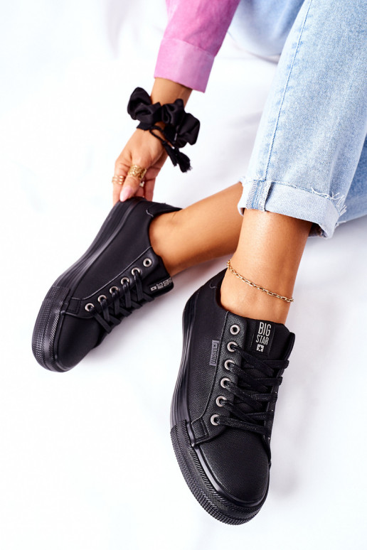 Chaussures femme avec plateforme BIG STAR II274345 le noir Chaussures femme avec plateforme BIG STAR II274345 le noir