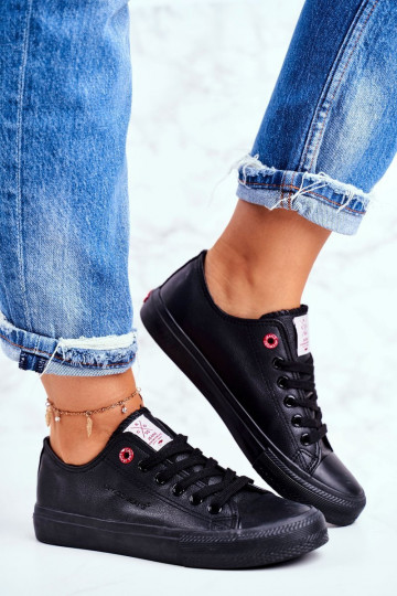 Damenschuhe Cross Jeans schwarze Farbe DD2R4029