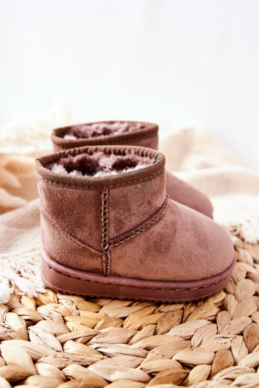 Bottes d'hiver chaudes pour enfants Ciemny ivoire Gooby Bottes d'hiver chaudes pour enfants Ciemny ivoire Gooby