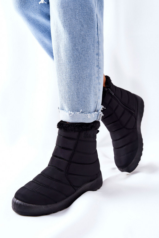 Gewärmte Damen-Schneestiefel in der Farbe Schwarz von Mezyss Gewärmte Damen-Schneestiefel in der Farbe Schwarz von Mezyss