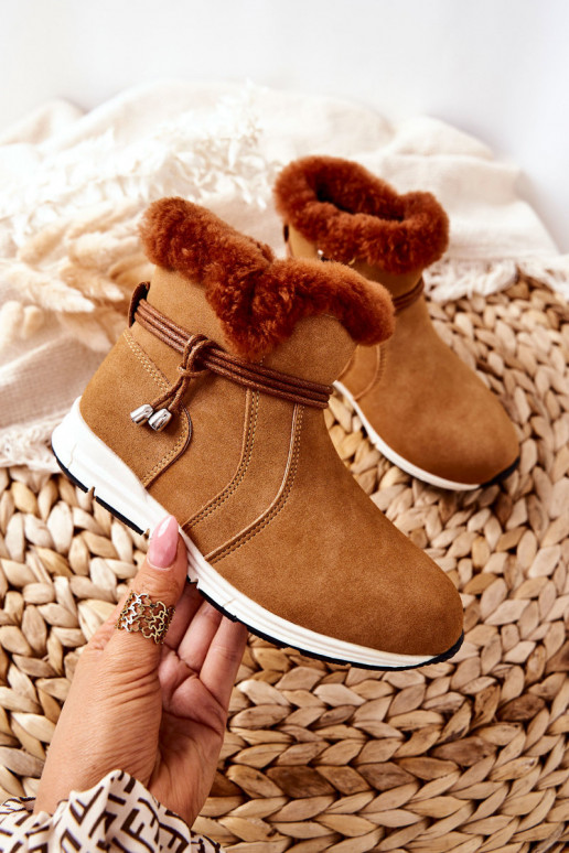 Bottes de neige enfant Big Star BB374058BS marron