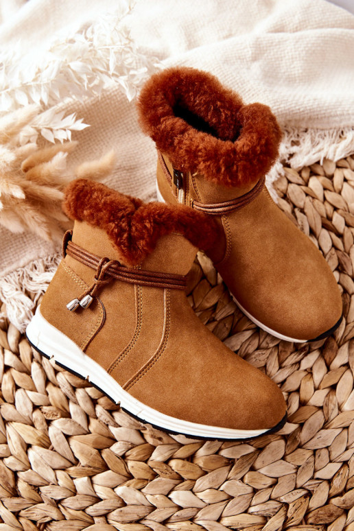 Bottes de neige enfant Big Star BB374058BS marron