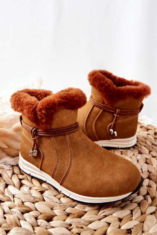 Bottes de neige enfant Big Star BB374058BS marron
