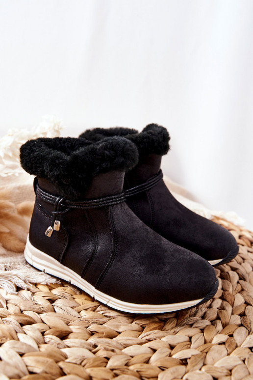 Bottes de neige enfant Big Star BB374056BS noir