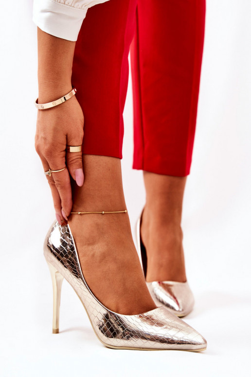 Tissoria High Heels mit Schlangenmuster