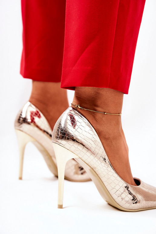 Tissoria High Heels mit Schlangenmuster