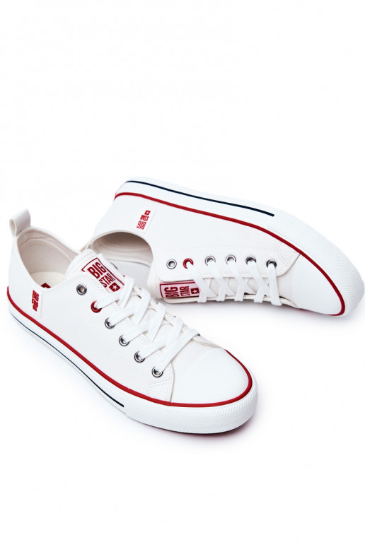 Vrijetijdsschoenen heren BIG STAR JJ174069 witte kleur Vrijetijdsschoenen heren BIG STAR JJ174069 witte kleur