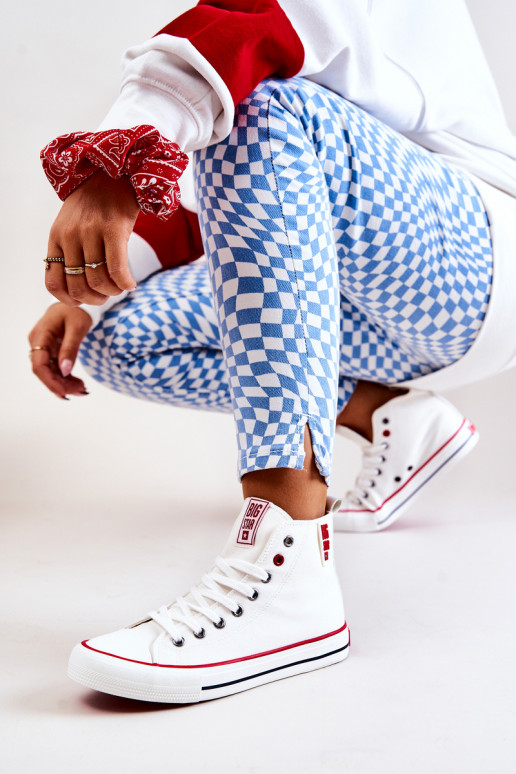 chaussures de loisirs avec semelle Big Star JJ274127 couleur blanche chaussures de loisirs avec semelle Big Star JJ274127 couleur blanche